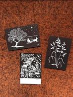 - NIEUW - 3 knipkunstkaarten - ansichtkaarten van knipwerk -, Verzamelen, Ongelopen, Ophalen of Verzenden