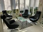 4 mooie nieuwe leren relax fauteuils., Huis en Inrichting, Fauteuils, Ophalen, Zo goed als nieuw, 125 tot 150 cm, 75 tot 100 cm