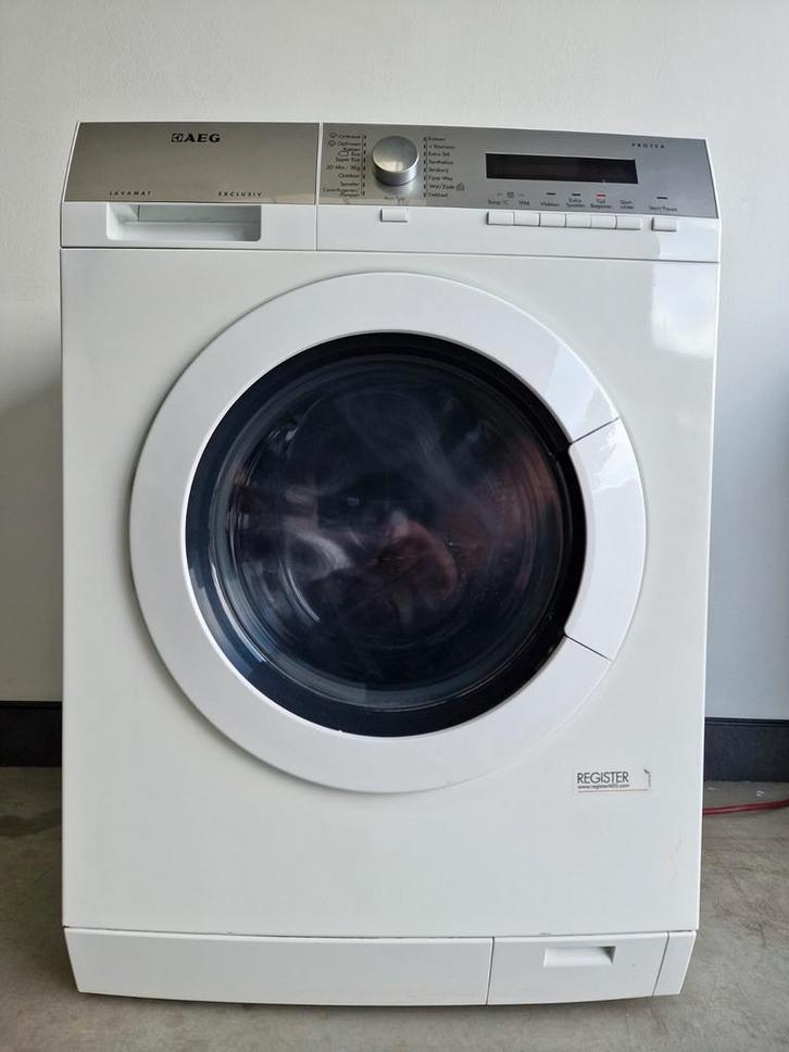 Mooie AEG Wasmachine protex, Witgoed en Apparatuur, Was-droogcombinaties, Zo goed als nieuw, 6 tot 8 kg, 85 tot 90 cm, Ophalen