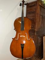 Cello 4/4, Muziek en Instrumenten, Strijkinstrumenten | Cello's, Ophalen, Zo goed als nieuw, 4/4-cello, Met koffer