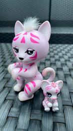 Fingerling tijger roze met baby geluid beweging zgan, Ophalen of Verzenden, Zo goed als nieuw, Meisje