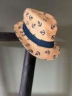Hoedje ankers 54 cm kinderhoed hoofddeksel stro hoed, Verzenden, Zo goed als nieuw, Jongen of Meisje, Hoed