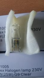 doosje á 5 stuks Calex G9 Halogeen lamp 230V 18W(25W) helder, Ophalen of Verzenden, Nieuw