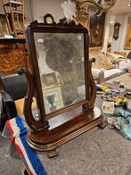 Engelse Kapspiegel oud, Antiek en Kunst, Antiek | Spiegels, Minder dan 100 cm, Rechthoekig, Ophalen of Verzenden