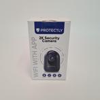 Protectly IP Beveiligingscamera Binnen | Wifi | 2K | Zwart, Overige merken, 20x of meer, Nieuw, Ophalen of Verzenden