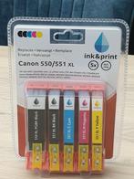 1x Set Cardridge Canon 550/551XL  Nieuw in Verpakking, Computers en Software, Nieuw, Cartridge, Inkt&print, Ophalen of Verzenden