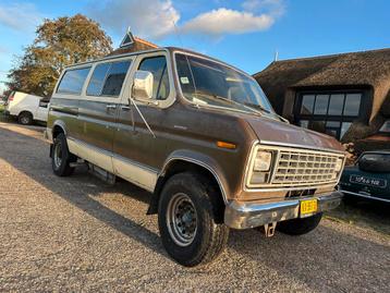 Ford econoline belasting vrije bus lpg 7.5L bigblock beschikbaar voor biedingen