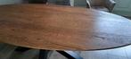 Ovale Eettafel, Huis en Inrichting, Tafels | Eettafels, Ophalen, Gebruikt, 100 tot 150 cm, 200 cm of meer