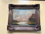 Antieke kunstschilderij, Antiek en Kunst, Kunst | Schilderijen | Klassiek, Ophalen of Verzenden