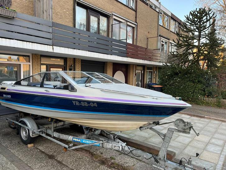 Bayliner capri 2.3 130 pk, Watersport en Boten, Speedboten, 3 tot 6 meter, Benzine, 120 tot 200 pk, Polyester, Binnenboordmotor