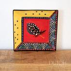 Handbeschilderde decoratieve schaal, Zuid-Afrikaans, Antiek en Kunst, Ophalen of Verzenden