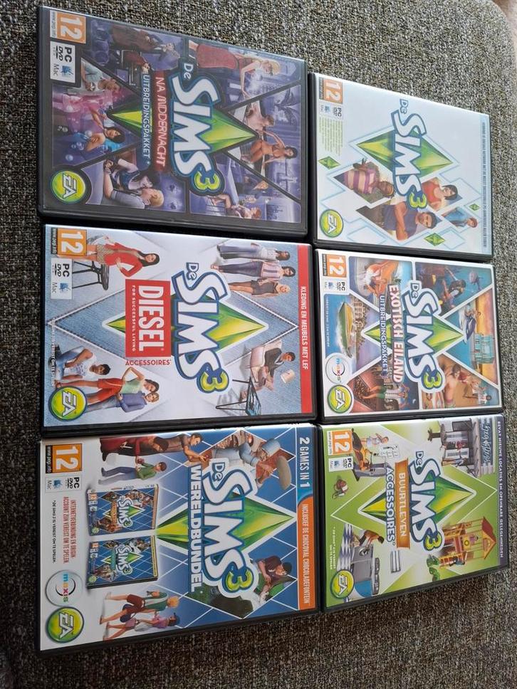 De Sims 3 - Complete Collectie PC, Spelcomputers en Games, Games | Pc, Gebruikt, Simulatie, 1 speler, Vanaf 12 jaar, Eén computer