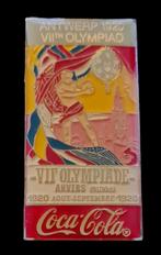 Coca- Cola pin- Antwerp 1920 VIIe Olympiad pin- grote maat, Verzamelen, Verzenden, Nieuw, Sport, Speldje of Pin