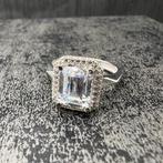 14 karaat witgouden ring prachtig model nieuw, Ophalen of Verzenden, Zo goed als nieuw