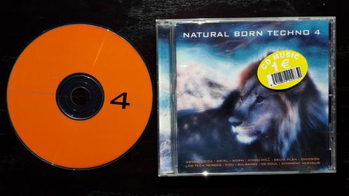 CD - Natural Born Techno 4 - Techno Trance House, Cd's en Dvd's, Cd's | Dance en House, Zo goed als nieuw, Techno of Trance, Ophalen of Verzenden