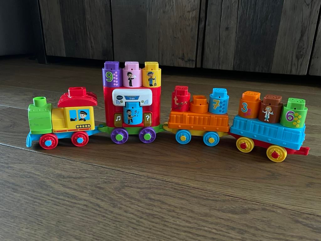 VTECH bla bla blocks Trein, Ophalen of Verzenden, Zo goed als nieuw, 2 tot 4 jaar