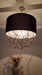 Hang lamp Como 90cm, Ophalen, Zo goed als nieuw, Zwart, Rond