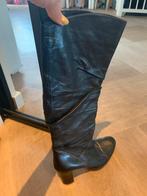Italiaanse laarzen leer maat 39, Kleding | Dames, Schoenen, Ophalen, Zo goed als nieuw, Zwart, Hoge laarzen