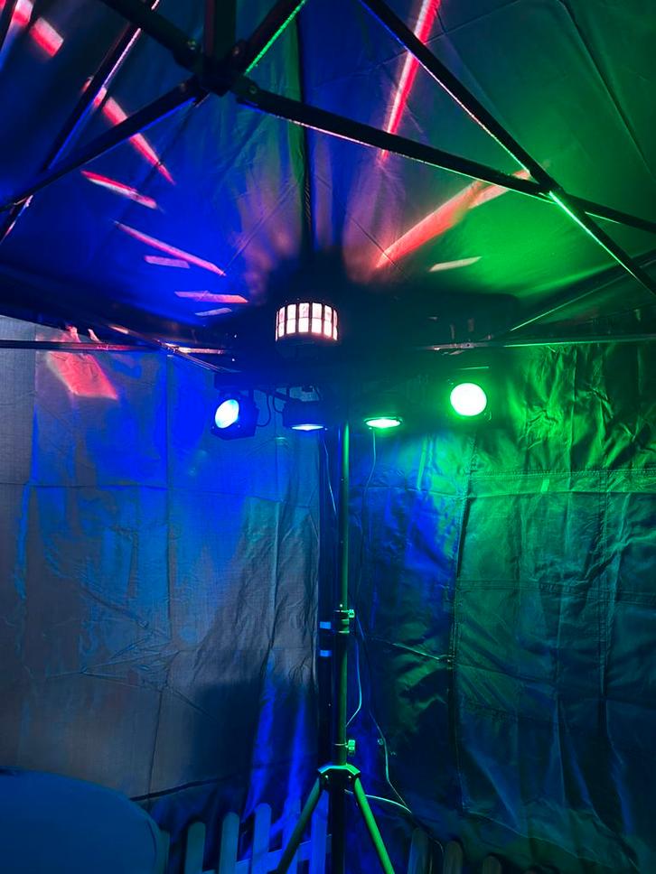 FEESTJE? Huren vanaf 3 dagen!, Muziek en Instrumenten, Licht en Laser, Zo goed als nieuw, Rookmachine, Ophalen of Verzenden