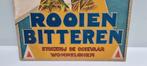 Reclamebord antiek bitter likeur nostalgie, Verzamelen, Ophalen of Verzenden, Gebruikt, Reclamebord