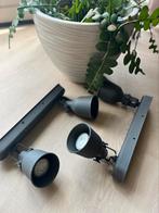 IKEA Hektar 2x 2 spots donkergrijs, Ophalen, Zo goed als nieuw