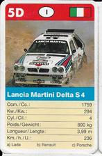 Kw451 autokaartje 5d lancia martini delta s4, Verzenden, Zo goed als nieuw, Auto's