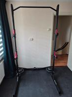 Domyos rack 500 bar holder, Sport en Fitness, Fitnessmaterialen, Ophalen, Gebruikt, Benen, Fitnessbank