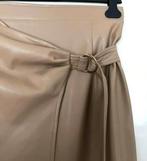 Le Grand sud lederlook rok maat 44 [DMv], Beige, Maat 42/44 (L), Nieuw, Ophalen of Verzenden