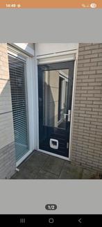 Buitendeur Schuurdeur hardhout 82,5 x 208,5, Ophalen, 80 tot 100 cm, 200 tot 215 cm, Glas