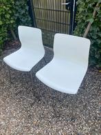 Gratis 2 witte stoelen, Huis en Inrichting, Stoelen, Twee, Gebruikt, Wit, Ophalen