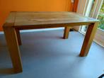 Eettafel eiken, Ophalen, Gebruikt, 100 tot 150 cm, Eikenhout