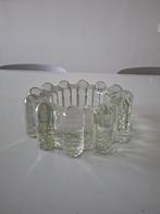 vintage asbak kaarsenhouder brutalisme Pukeberg ijsglas, Antiek en Kunst, Antiek | Glas en Kristal, Ophalen of Verzenden