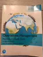 Operations Management Processes and supply chains 13e druk, Gelezen, Pearson, Beta, HBO