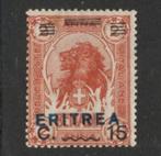 1924 15c ERITREA Italiaanse kolonie-blauwe opdruk, Postzegels en Munten, Postzegels | Europa | Italië, Ophalen of Verzenden, Postfris