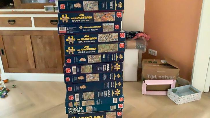 Van haasteren puzzel, Hobby en Vrije tijd, Denksport en Puzzels, Zo goed als nieuw, Legpuzzel, 500 t/m 1500 stukjes, Ophalen of Verzenden