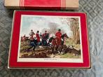 Pimpernel Placemats - English Fox Hunting - 4 stuks, Gebruikt, 1980 tot heden, Ophalen of Verzenden, Dier