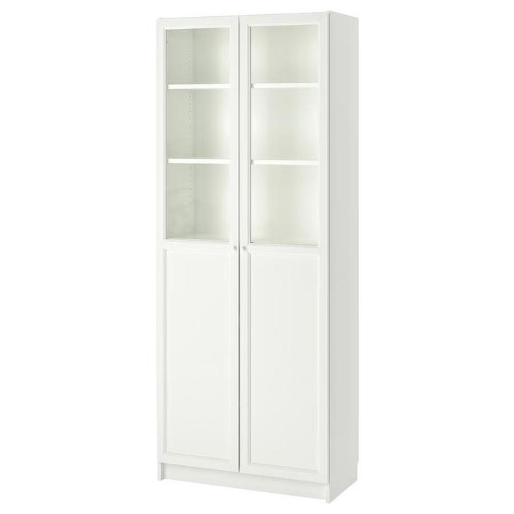 3x Ikea Billy vitrinedeuren kast, Huis en Inrichting, Kasten | Vitrinekasten, Zo goed als nieuw, 200 cm of meer, 50 tot 100 cm