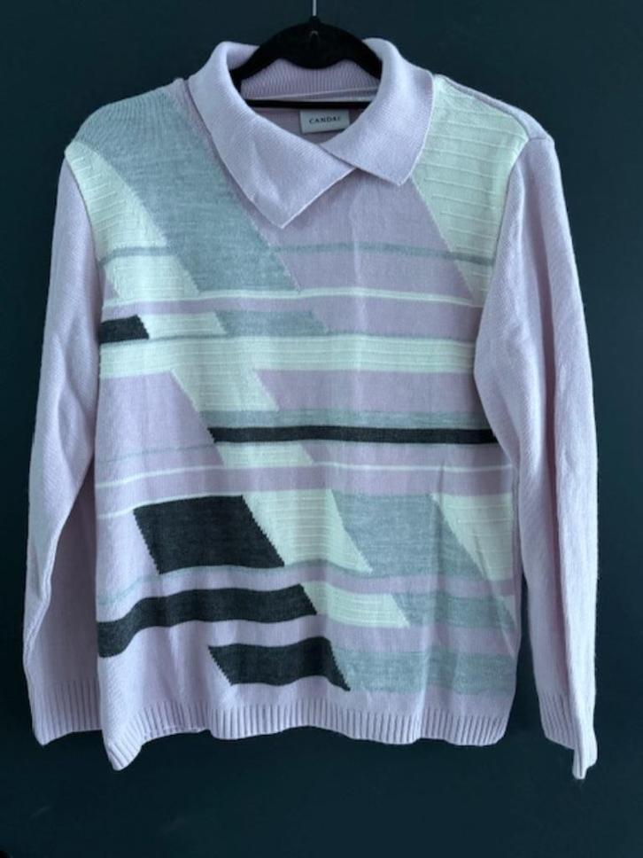 Dunne lilakleurige trui maat M van Canda, Kleding | Dames, Truien en Vesten, Gedragen, Maat 38/40 (M), Paars, Ophalen of Verzenden