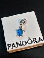 Pandora Schildpad Blauw ZGAN, Sieraden, Tassen en Uiterlijk, Bedels, Glas of Kristal, Pandora, Ophalen of Verzenden, Zo goed als nieuw