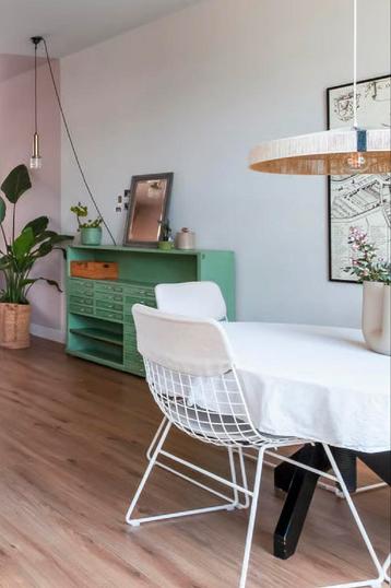 HKliving Metalen Draadstoel met Beige Kussens