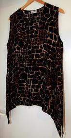 Zgan voile tuniek giraffe print Via Pia maat 42, Kleding | Dames, Via Pia, Zwart, Maat 42/44 (L), Ophalen of Verzenden
