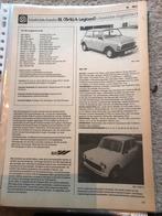 BL Mini Daimler Jaguar Rover 1981 Autotest, Boeken, Auto's | Folders en Tijdschriften, Gelezen, Ophalen of Verzenden