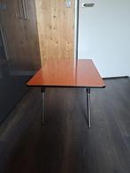 Vintage salontafel oranje formica, Huis en Inrichting, Ophalen, Gebruikt, 50 tot 100 cm, Vintage