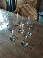 LUMINARC FRANCE - 4  KRISTALLEN  CHAMPAGNE GLAZEN, Ophalen of Verzenden, Zo goed als nieuw, Effen, Overige materialen