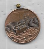 MEDAILLE VOOR EN ACHTERKANT ZEER ZWAAR SCHEPEN ANKER MARINE, Ophalen of Verzenden, Marine, Nederland, Lintje, Medaille of Wings