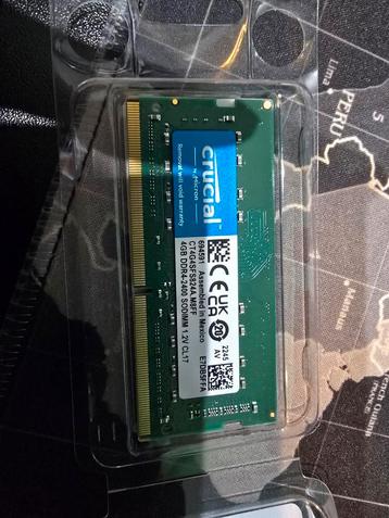 Crucial 4GB DDR4 2400MHz Geheugen beschikbaar voor biedingen