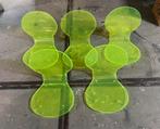 Retro Fluoriserende Stoelzittingen / Stadionstoelen, Huis en Inrichting, Stoelen, Ophalen of Verzenden, Gebruikt, Vijf, Zes of meer stoelen
