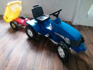 Rolly Toys New Holland Ford Traptrekker Kiepkar Trekker trac beschikbaar voor biedingen