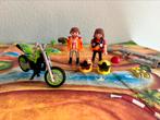 Playmobil set met o.a. motors en crossbaan, Kinderen en Baby's, Speelgoed | Playmobil, Ophalen of Verzenden, Gebruikt, Los playmobil