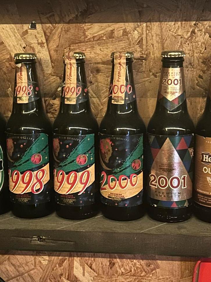 Collectie Zeldzame Bierflesjes, Verzamelen, Biermerken, Gebruikt, Flesje(s), Heineken, Ophalen of Verzenden